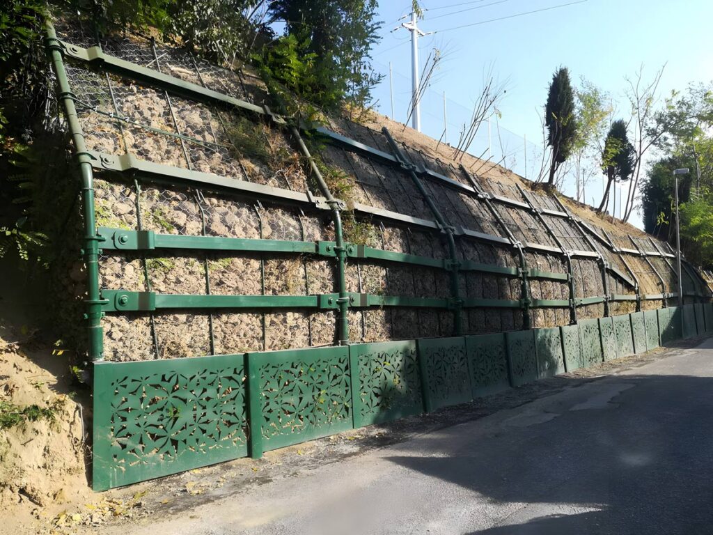 realizzazione muro di contenimento